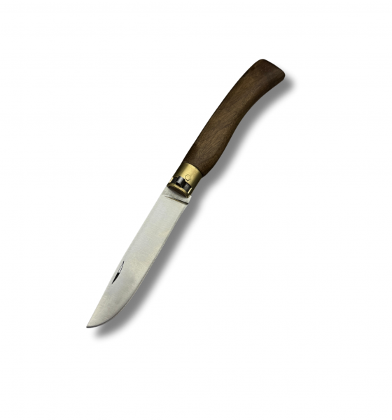 boğazdan Kilitlemeli ceviz ağacı kabze 41 16 çelik Çakı